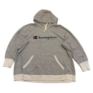 Champion Men's Gray Hoodie Sweater